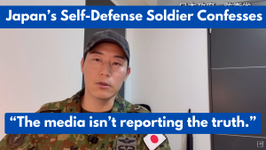 Read more about the article Japan’s Self-Defense Soldier Confesses: “The media isn’t reporting the truth.”